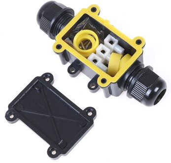 2 Way Elektrische Junction Box Waterdicht Voor Outdoor Verlichting Kabel IP68