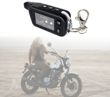 2- Way Motorcycle Alarm Begint Met Afstandsbediening Voor Moto Lock Dubbelzijdig Alarmsysteem Diefstal Bescherming Led display Waarschuwing