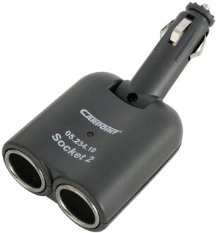 2-weg splitter 12V zwart