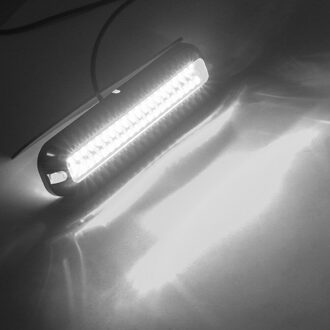 2 Wit 60LED Rvs Boot Bovenlicht Onderwater Ponton Marine Boot Accessoires Licht Waterdichte Marine Licht