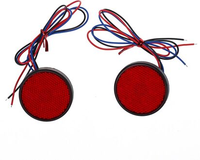 2 X Achterlicht Ronde Achterlicht Remlicht Stoplicht Auto Rood