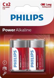 2 X C batterij Philips