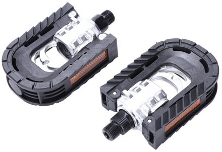 2 X Vouwen Pedaal In Zwart Voor Fiets Fiets Mtb