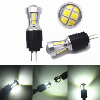 2 Xdc 12V G4 HP24W Led-lampen Drl Licht 3008 18 Smd Led Wit Voor Citroen C5