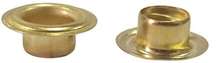 2 Zakken (Totaal 20000Pcs) van 5.5Mm Nikkel/Vergulde Oogjes/Grommets/Knoopsgaten/Ringen/Knoppen 5.5mm gouden