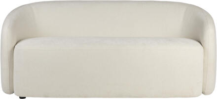 2-zits Bank 'Andrae' Bouclé, kleur Wit