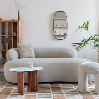 2-zits Bank 'Cheron' Bouclé, kleur Beige