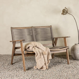 2-zits Tuinbank 'Shaelynn' Acaciahout, 120cm Bruin