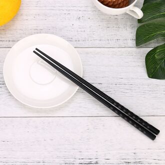 #20 1 Paar Japanse Eetstokjes Alloy Antislip Sushi Chop Sticks Set Chinese Draagbare Chop Sticks Set chinese Leerling