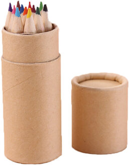 20 #1 set Leuke Kleur Kleine Potlood Houten Gekleurde Potlood Met Puntenslijper Voor Kinderen Meisjes Terug Naar school Briefpapier