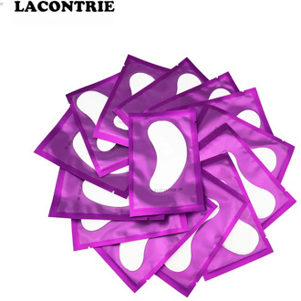 20/100 Pairs Under Eye Eyelash Extension Gel Patches Kit Lint Free Eye Mask Pads 100% Natural Hydrogel Lash Supplies Beauty Tool