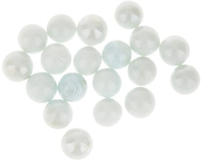 20/100 Stuks Knikkers Speelgoed Vintage Speelgoed Glas Lot Diverse Collection Kids Play Game wit