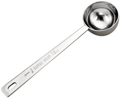 20 #15Ml Roestvrij Staal Koffie Melkpoeder Thee Bladeren Zelf Meten Lepel #148