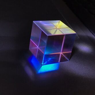 20*20*17Mm Cubic Wetenschap Cube Optische Prisma Fotografie Met Hexahedral Prisma Woondecoratie Prisma Glas