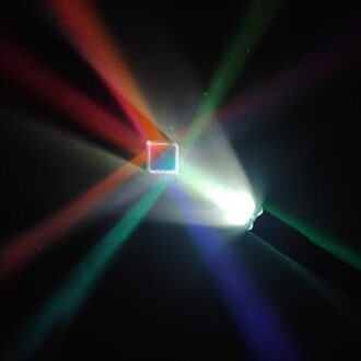 20*20*17Mm Hexahedral Cubic Optical Cube Fotografie En Tetrahedrale Prisma Woondecoratie Prisma Glas