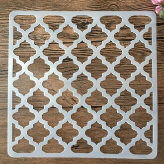 20*20Cm Mandala Bladeren Diy Gelaagdheid Stencils Schilderij Plakboek Kleuring Embossing Album Decoratieve Template Goud