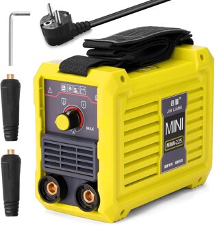 20-225A MMA-225 Elektrische Lassen Machine Huishoudelijke Mini Inverter Draagbare 220 V Igbt Kleine Industriële Lassen Machine Solderen geel