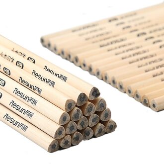 20/25/30/50 Pcs Log Hb Potlood Milieuvriendelijk Hout Hexagon Holding Potlood Student Test Trekken Schrijven School levert 25 stk