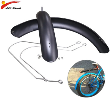20"26" x4.0 Fat Tire Mud Guards Fender Set Aluminium Alloy Colorful Mudguards for Snow Beach Bicycle MTB Cycling Accessories