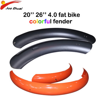20'' 26''x4.0 Mud Guards Fender for fat tire Bike Snow Bike Beach Bicycle Mudguards Set Bike Fenders Bicycle Protector Plastic