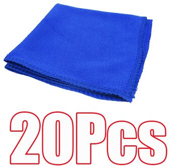 20/30/40/50 30x30cm Car Cleaning Towel Microfiber Highly Absorbent LINT-Free Grijs