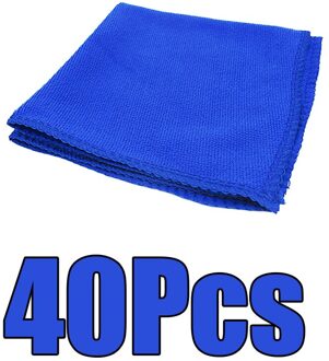 20/30/40/50 30x30cm Car Cleaning Towel Microfiber Highly Absorbent LINT-Free zwart