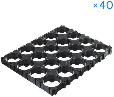 20/30/40/50 Pcs 4X5 Mobiele 18650 Batterijen Spacer Houders Uitstraalt Shell Plastic Beugel 40stk