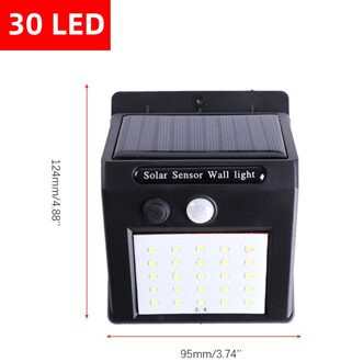 20/30/48/100 Led Solar Sensor Straten Licht Pir Motion Sensor Wandlampen Waterdichte IP65 Outdoor Tuin Yard emergency Lamp 30LED