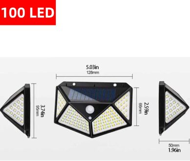 20/30/48/100 Led Solar Sensor Straten Licht Pir Motion Sensor Wandlampen Waterdichte IP65 Outdoor Tuin Yard emergency Lamp