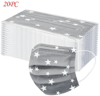 20/30/50/100pc Kids Children Mask Disposable Face Mask Good Quality NonWoven Masks Mascarillas quirúrgicas niños Masques Enfants