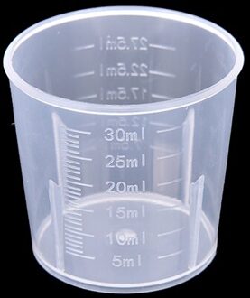 20/30/50/300/500/1000Ml Maatbeker Plastic Kruik Giet Uitloop Oppervlak Keuken hulpmiddel Levert 30ML