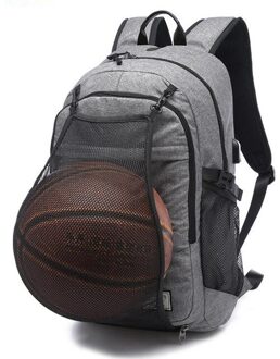 20-35L Heren Rugzak Laptop Rugzakken Anti Diefstal Mannelijke Notebook Reis Back Pack Kantoor Vrouwen Rugzak Studenten Tas grijs bal