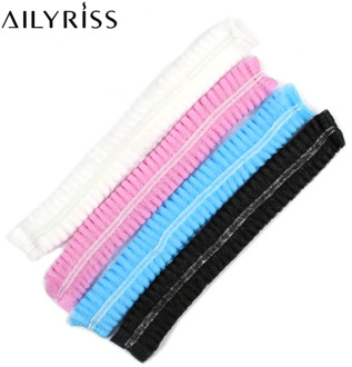 20/40 PCS Disposable Head Cover Cap Hair Net for Lash Extension Grafting Non Woven Anti Dust Bouffant Hats Beauty Accessories