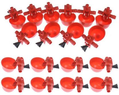 20/5 Pcs Automatische Kip Drinker Kip Waterer Kom Pluimvee Kip Duif Drinkwater Systeem Water Systeem Apparatuur 20 stk