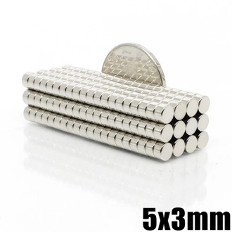 20/50/100/200/500Pcs 5x3 Super Powerful Strong Bulk Round NdFeB Neodymium Disc Magnets Dia N35 Rare Earth Magnet 5*3