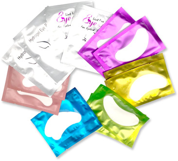 20/50/100 Pairs Wholesale Eyelash Extension Eye Pads Eye Patches Lash Extension Eyelash Pad Gel Patch Support OEM Under Eye Pads