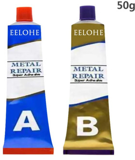 20/50/100g Hot Industrial Repair Paste Glue Heat Resistance Cold Weld Metal Repair Paste A&B Adhesive Gel
