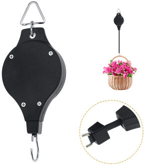 20-90 Cm Intrekbare Opknoping Mand Pull Down Hanger Katrol Tuin Manden Plant Potten Opknoping Wastafel Intrekbare Haak Kas