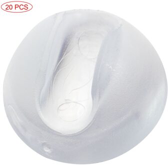 20 Anti Slip Voeten Pads Tafel Stoel Benen Protectors Siliconen Haarspeld Voet Matten Meubels Pads Non Skid Bank Kruk Bureau buis Caps transparant