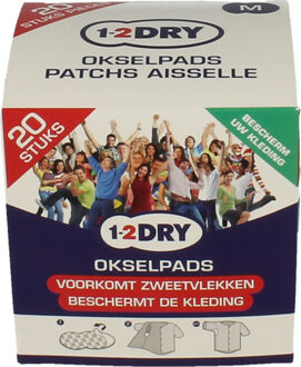 20 anti transpirant Okselpads – Wit – Medium