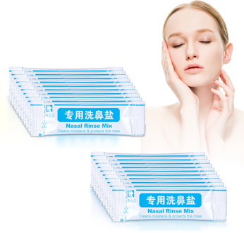 20 Bags Nasal Wash Salt 4.5g/bag for 500ML Nasal Wash Cleaner Neti Pot Nose Wash System Sinus & Allergies Relief Drop Shipping