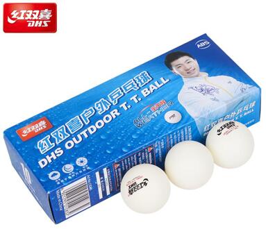 20 Ballen DHS OUTDOOR Tafeltennis Ballen (Alle Weer, Seamed ABS 40 + Ballen) plastic Ping Pong Ballen Rated 5.0/5 base