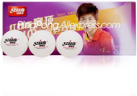 20 Ballen Dhs Pingpong Bal Dhs D40 + 1-Ster Plastic Abs Originele Dhs Ping Pong Ballen