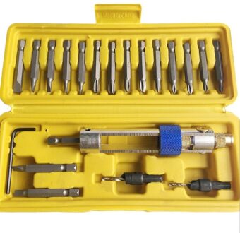 20 Bits Set Half-Tijd Boor Driver Swivel Hoofd Quick-Change Van Boren Om Rijden & Koppel Ratchet schroevendraaier Spanner