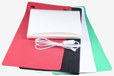 20 Cmportable Mini Vouwen Lightbox Fotografie Studio Softbox Led Light Room Soft Box Camera Foto Achtergrond Doos Licht Tent Kit