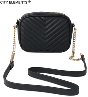 20 crossbody flap bags Trendy V pattern PU leather chains mobile phone shoulder bags cute striped handbags generous wallet purse