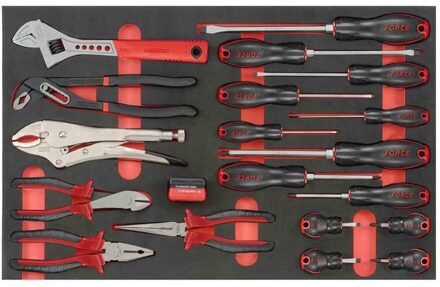 20 delig Schroevendraaier & Tangenset (EVA) 2208