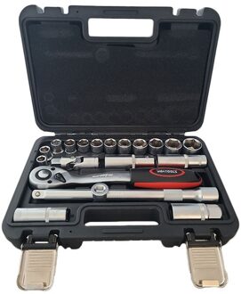 20-delige 1/2" Dopsleutelset met ratel (metrisch) 10/24 mm WT8120