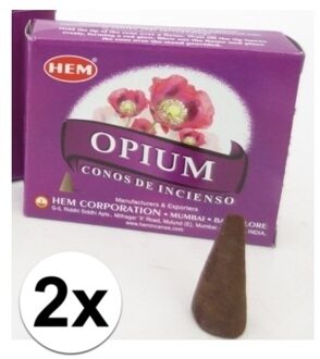 20 kegeltjes Opium wierook - Wierookstokjes