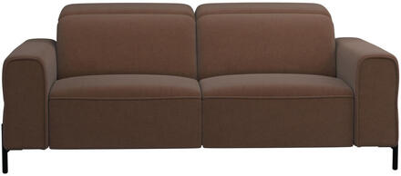 20% korting - Leen Bakker - Bank Dave 3-zits - Billy Joe - Cognac - Stof - Bruin - 105x198x79 Cm